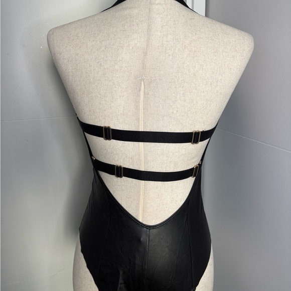 Honey Birdette Vegas Zip-Up Bodysuit Vintage - Picture 4 of 6